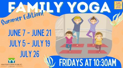 Clipart family doing yoga.