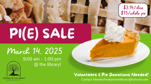 Pi(e) Sale with piece of pie