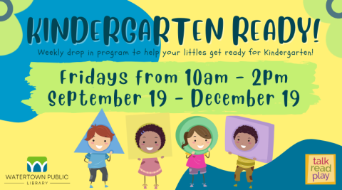 yellow background, teal lettering